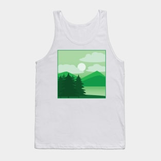 Forest view cute illustration Tank Top